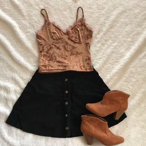 Leather skirt